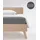Jersey 200 x 200 - 200 x 220 cm steingrau