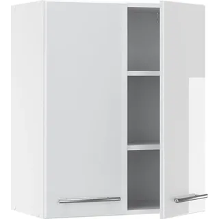 Vicco Hängeschrank Fame-Line 60 x 34 x 72 cm Weiß Hochglanz
