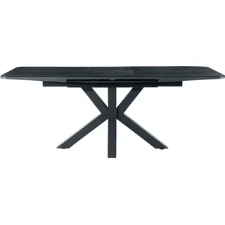 Jockenhöfer Gruppe Esstisch »Empoli«, mit Synchronauszug (160-200x90 cm) mit Hubtechnik, marmoriert, grau