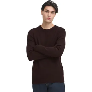 klassischer CASUAL FRIDAY CFHeine Herren Grobstrickpullover mit Label-Detail Strickpullover 20505605-193911 Braun - M