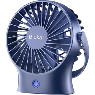 USB Ventilator, Leistungsstarker Mini Tischventilator USB Aufladbar Ventilator L