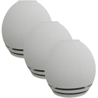 3 Stück Lampenschirm für Tischlampe Lampenglas Glas zu Serie Trio 6056 weiß/klar E14 Ersatzschirm Ersatzglas passend für Deckenleuchte Ersatzglas Lampenschirme Ersatz Lampenschirm klein E14 (3 Stück)