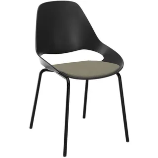 Aluminium-Stuhl FALK ohne Armlehne beige