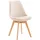 Esszimmerstuhl Linares Samt beige