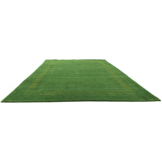 Wollteppich MORGENLAND "LORIBAFT NOVA" Teppiche Gr. B/L: 250 cm x 350 cm, 15 mm, 1 St., grün Schurwollteppiche