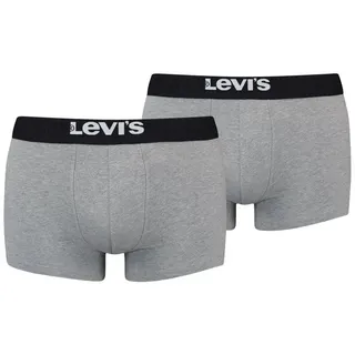 Levi's® Trunk Super Soft Cotton Stretch (2-St) mit Markenlogo am Bund grau XL