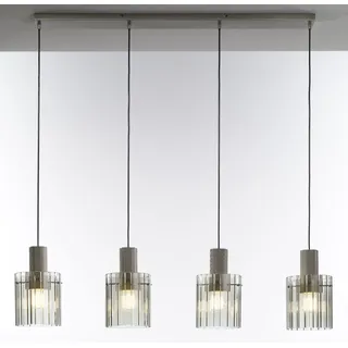 casa NOVA Pendelleuchte casa NOVA Pendelleuchte RONJA LBH 18x108x150 cm silber Hängelampe silberfarben