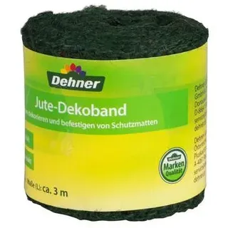Dehner Winterschutz Jute-Dekoband, ca. L300/B6 cm, Dunkelgrün