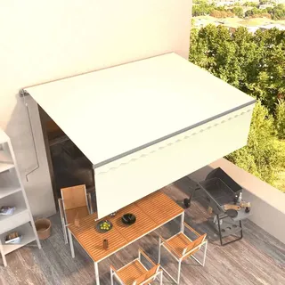 vidaXL Markise 400 x 300 cm creme