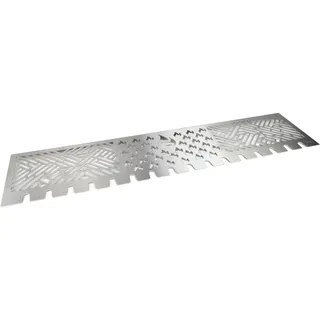 Grillrost.com Das Original Warmhalterost 230 cm x 947 cm Edelstahl Silber/Weiß