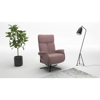 sit&more TV-Sessel Triple Seven 86 x 113 x 86 cm lila/rosa mit Kopfteil- & Drehfunktion
