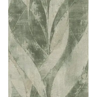 Rasch Textil Vliestapete Industrial 10 m x 0,53 m 520057 Grün