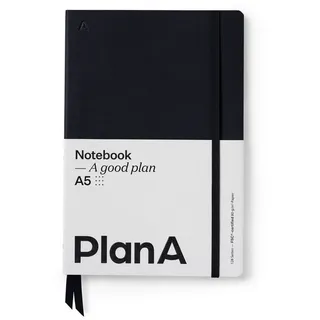 Thalia Notizbuch A5 Softcover Punktiert Schwarz