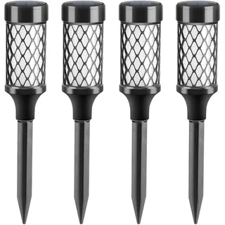 4 Stück Hochleistungs-solarleuchten Für Den Außenbereich, Wasserdicht, Für Einfahrt, Hof, Terrasse, Garten, Weiß - Andere
