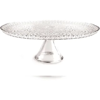 Excelsa Tortenständer Arabesque Glas 31 Cm Cm Transparent