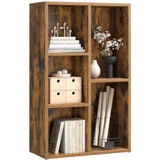 VASAGLE Bücherregal 50 x 80 x 24 cm Braun