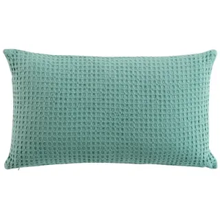 Macosa Home Dekokissen 30x50 cm Kissenhüller Kissenbezug inklusive Füllung, inkl. Füllung Sofakissen Kuschel-Kissen Zierkissen Deko Couchkissen blau