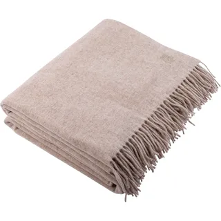 Zoeppritz Since 1828 Lambswool Plaid 140 x 190 cm Weiß