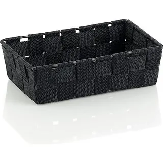Kela Korb Alvaro Regalkorb 23 x 15 x 6 cm schwarz