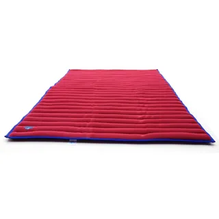 Beluga® Schwere Gewichtsdecke, Füllung mit Quarzsand, 120 x 80 cm, 12 kg - Rot / Blau