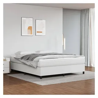 vidaXL Boxspringbett 180 x 200 cm Weiß