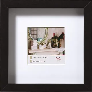 WALTHER+ DESIGN Stockholm schwarz 20x20 cm 5er Set