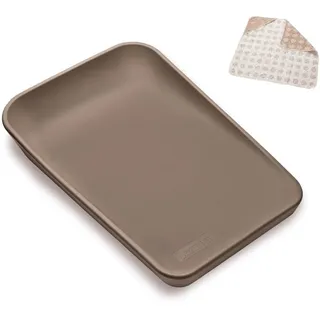 Leander Wickelauflage Matty mocca + Hoodie Badetuch cappuccino