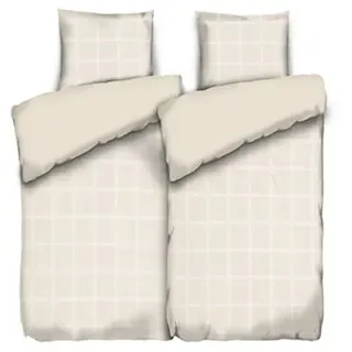 COZEE HOME Wendebettwäsche uni Materialmix Teddy Bouclé Doppelbett, 4tlg.