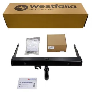 Westfalia Starre Anhängerkupplung inkl 13-pol fzg-spez E-Satz | VW Transporter T5/T6 (Kasten/Kombi) (BJ 10/2009-09/2019) - nur für Fzg ohne Vorrüstung