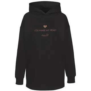 LASCANA Hoodie mit Print schwarz 40/42