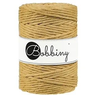 Bobbiny Macrame Cords 5 mm - 100 m Wahl (Senf)