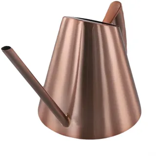 Gießkanne aus Edelstahl mit langem Ausguss, geeignet für den Innen- und Außenbereich, mit rostbeständigem Körper und gezielter Wurzelbewässerung für Pflanzen (400 ml Kupfer)