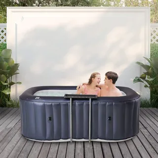 Miweba Whirlpool MSpa | 2-8 Personen Pools | viele Modelle rund und eckig | Ø 125-224 cm | In- Outdoor Pool | bis zu 144 Massagedüsen | ganzjähriger Einsatz Winterfest (Nest 2 Personen)