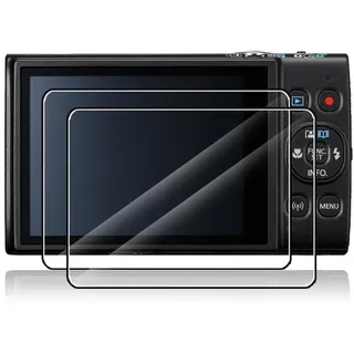 (2 Stück) Schutzfolie für Canon Ixus 285 HS A/Canon PowerShot 360 HS A Camera 2025 Neueste, yystao 9H Gehärtetes Glas - Haltbar, Kratzfest, Fingerabdruck-frei