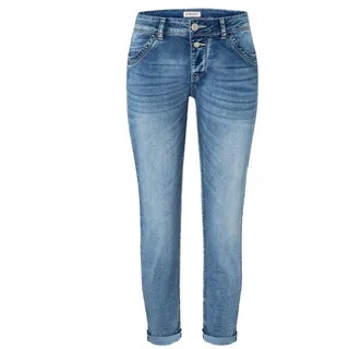 Timezone Jeans SLIM NALITZ 7/8 slim in Blau - W28