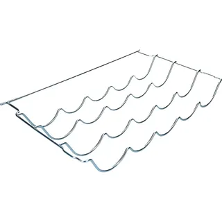 LUTH Premium Profi Parts Flaschenablage kompatibel mit Siemens Bosch 00674386 674386 Kühlschrank Flaschenhalter Flaschenregal Metall Getränkeablage