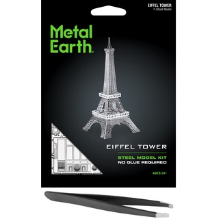 Metal Earth Eiffelturm 3D-Modellbausatz aus Metall mit Pinzette