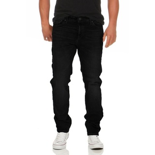 Jack & Jones Comfort-fit-Jeans Jack & Jones Mike Original Comfort Tapered Herren Jeans schwarz W32/L30