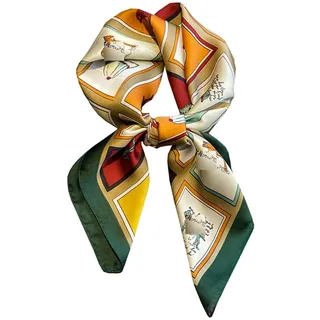 Ecroon Damen Seide Gefühl Schal Halstuch Schal Frauen Seidenschal Seidentuch Scarf Bandana Taschentuch Ansatz Handgelenk