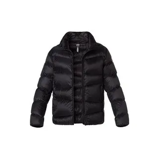 COLMAR Herren Daunenjacke schwarz Mikrofaser unifarben, schwarz, Herbst/Winter 2025/2026