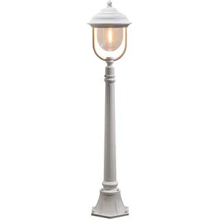 Konstsmide Wegeleuchte Aluminium 24cm x 24cm x 118cm 1x75W matt-weiß