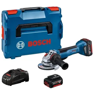 Bosch GWS 18V-10 P Professional  inkl. 2 x 5,0 Ah + L-Boxx