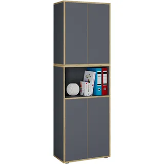 VCM Salia Aktenschrank 60 x 33 x 183 cm Weiß