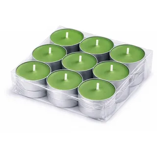 HS Candle Teelicht, Grün, Naturmaterialien, Rund, 4x1.5x4 cm, Dekoration, Kerzen & Zubehör