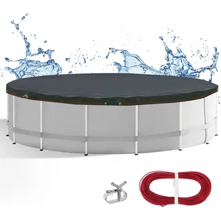 Runde Poolabdeckung 360 Cm Staubschutz Plane Mit Seil Schloss