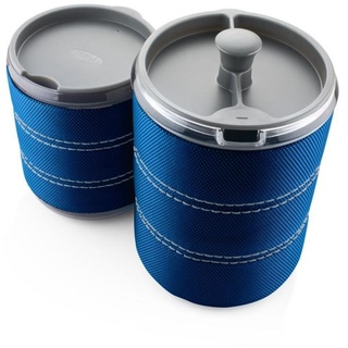 GSI Outdoors Kaffeepresse & Iso-Becher Set für 1 Person 500 & 591 ml, 306 g, blau; 79412