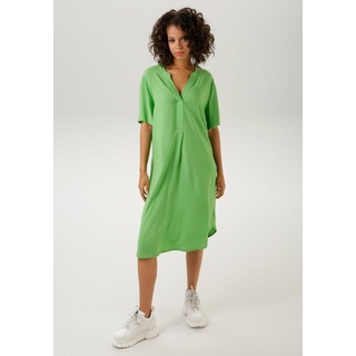 Aniston CASUAL Blusenkleid in trendigen Farben - NEUE KOLLEKTION grün 40