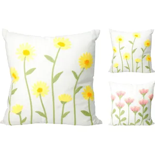 Deko-Kissen BLUMEN (BHT 45x45x3,50 cm) - BHT 45x45x3,50 cm