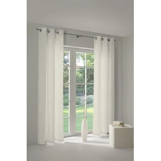 Wirth RICCIA Ösen 132 x 180 cm Beige/Goldfarben 1 St