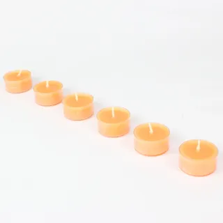 Teelichte mit Duft Duftkerzen Markenkerzen Kerzen 6er Pack, Honigmelone
